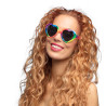 Lunettes coeur arc-en-ciel