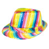 Chapeau popstar sequins