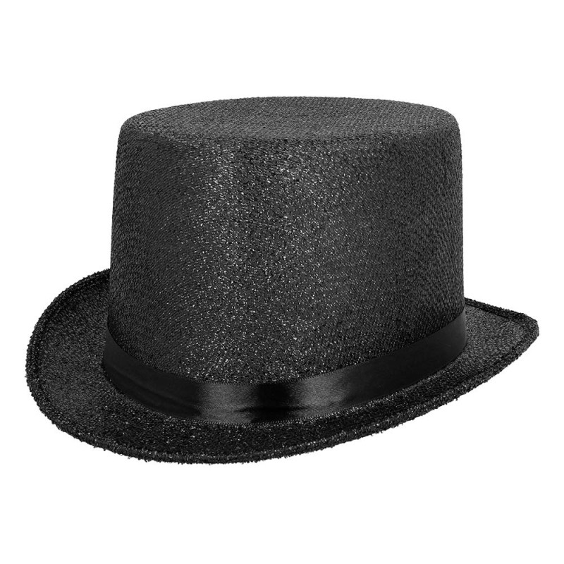 Chapeau glitz noir