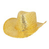 Chapeau rodéo or
