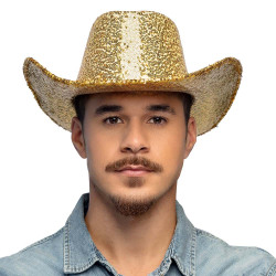 Chapeau rodéo or