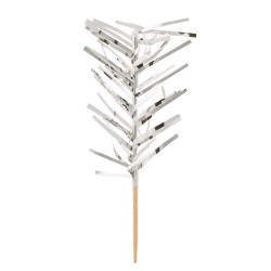 20 Bâtonnets cocktail argent