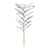 20 Bâtonnets cocktail argent