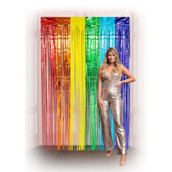 Rideau alu arc-en-ciel