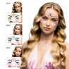 Bijoux de visage strass