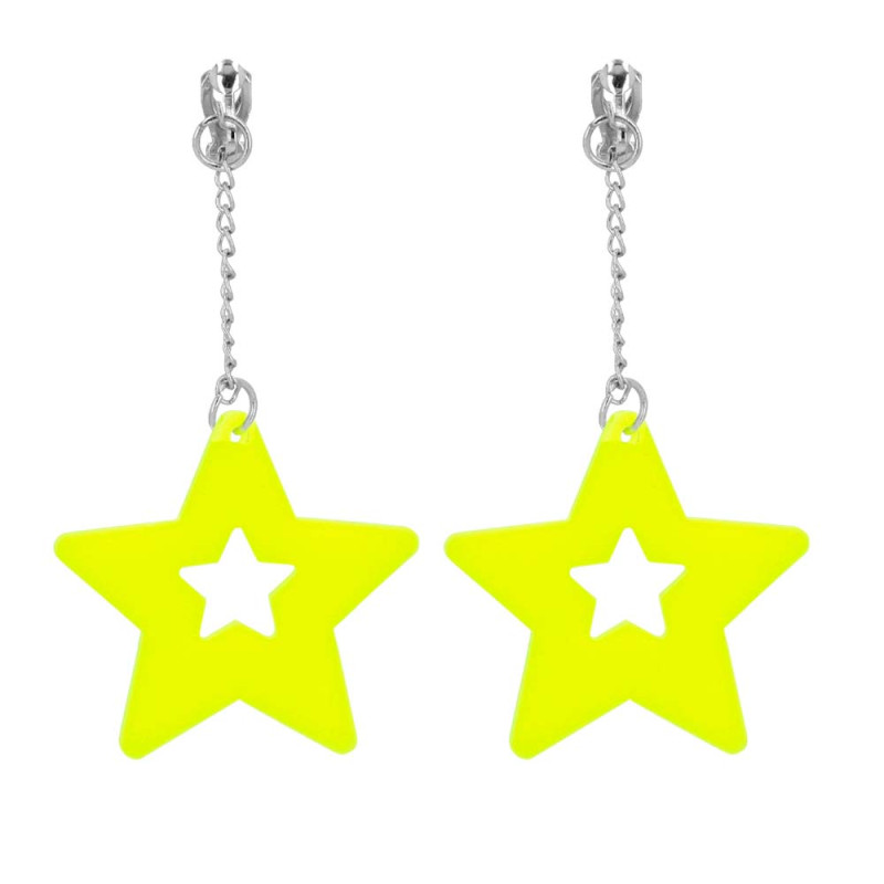 Boucles d'oreille étoile