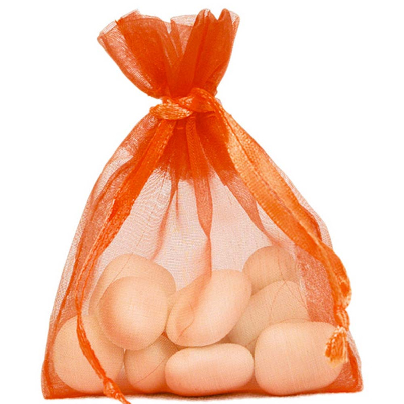 Sacs organza orange
