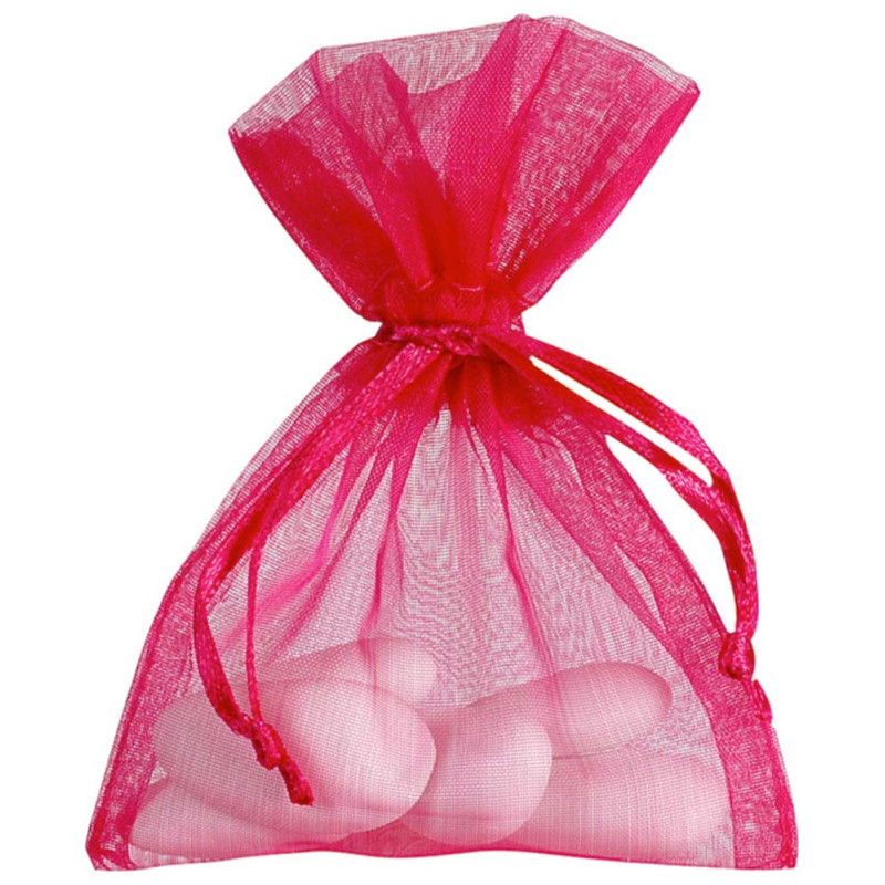 Sacs organza fuchsia
