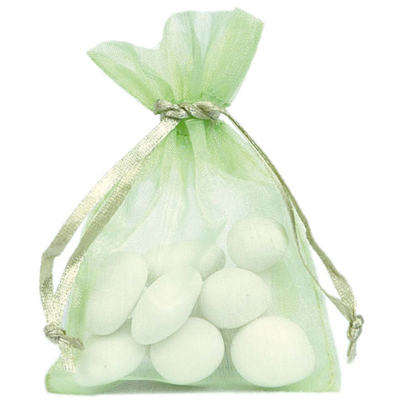 Sacs organza vert
