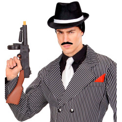 Chapeau gangster noir