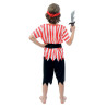 Costume de Pirate Rouge  5/6ans