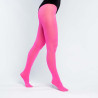 Collant opaque rose fluo