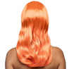 Perruque chic orange