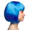 Perruque cabaret bleu