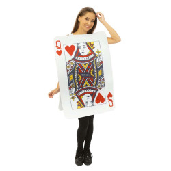 Costume carte dame de coeur TU