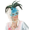 Loup marquise turquoise