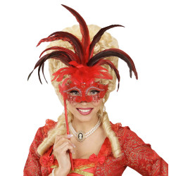 Loup marquise rouge