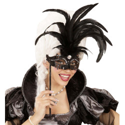 Loup marquise noir