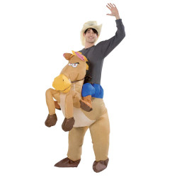 Costume gonflable cowboy