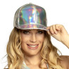 Casquette Holo argent