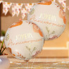 Ballon alu anniversaire terracotta