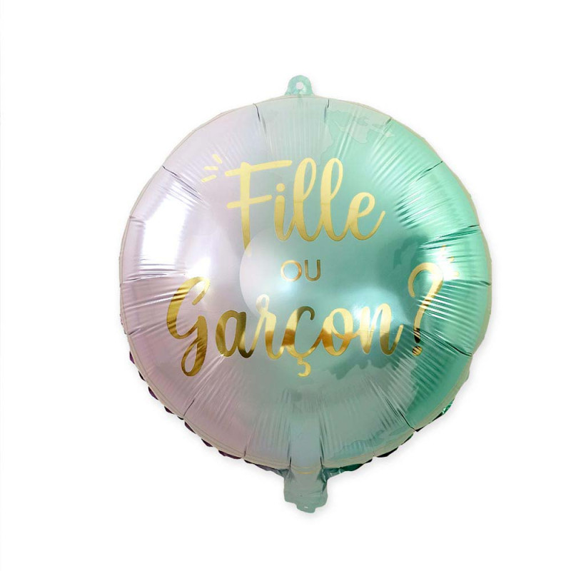 Ballon alu fille ou garçon ?