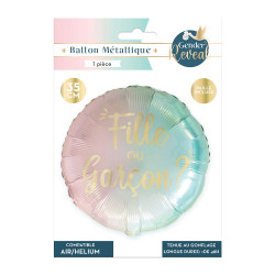Ballon alu fille ou garçon ?