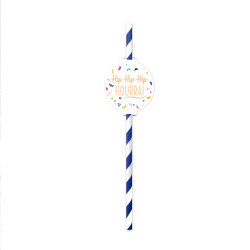 Pailles confettis party