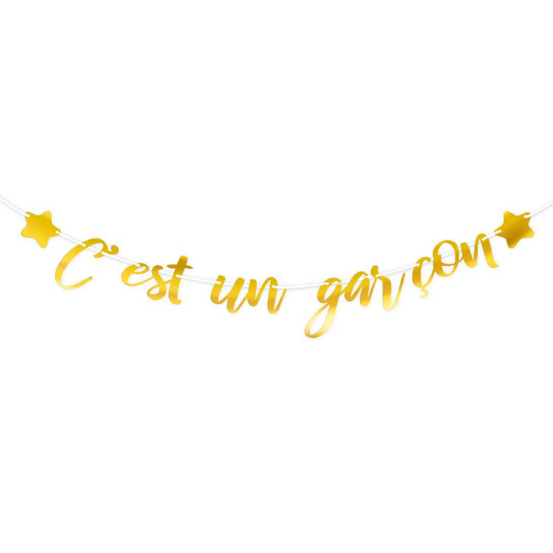 Guirlande baby shower garçon