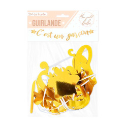 Guirlande baby shower garçon