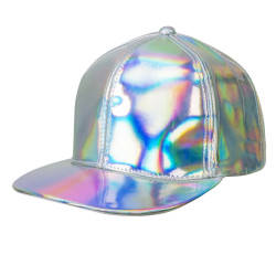Casquette Holo argent