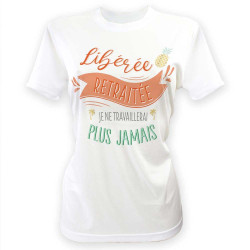 T-shirt à dédicacer retraitée TU