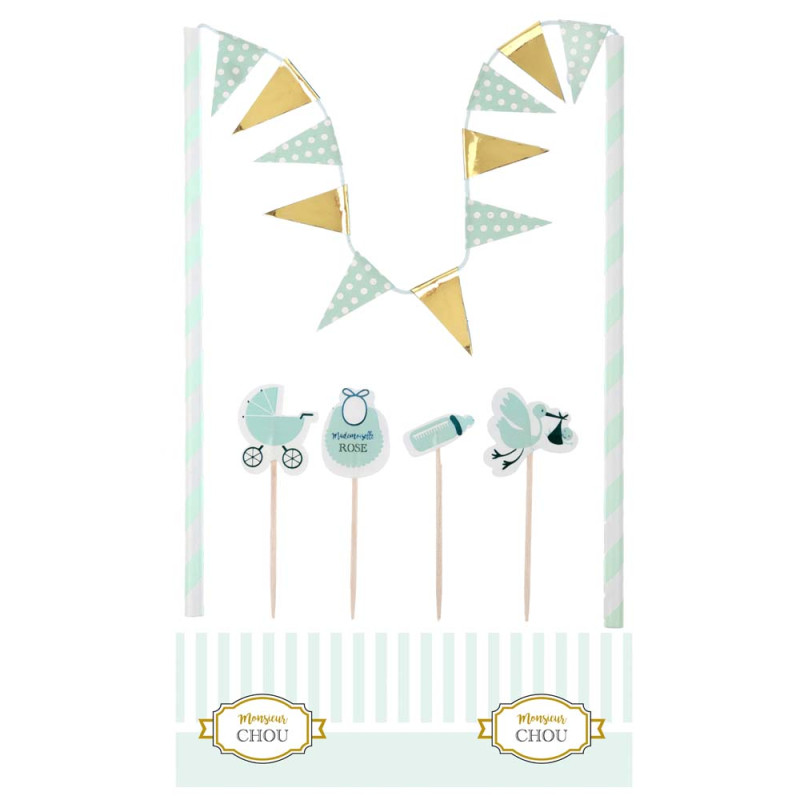 Déco gâteau baby shower