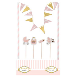 Déco gâteau baby shower