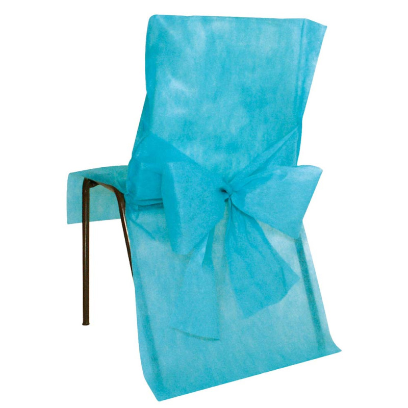Housses de chaise turquoises