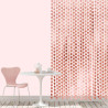 Rideau alu coeurs rosegold
