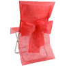 Housses de chaise rouges