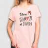T-shirt Vivre d'amour et d'apéro L