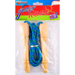Corde à sauter bois