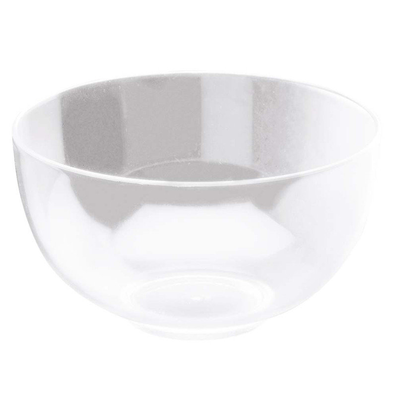 Coupelles petit bol transparent