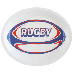 Assiettes rugby