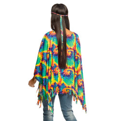 Poncho Hippie Avec Bandeau
