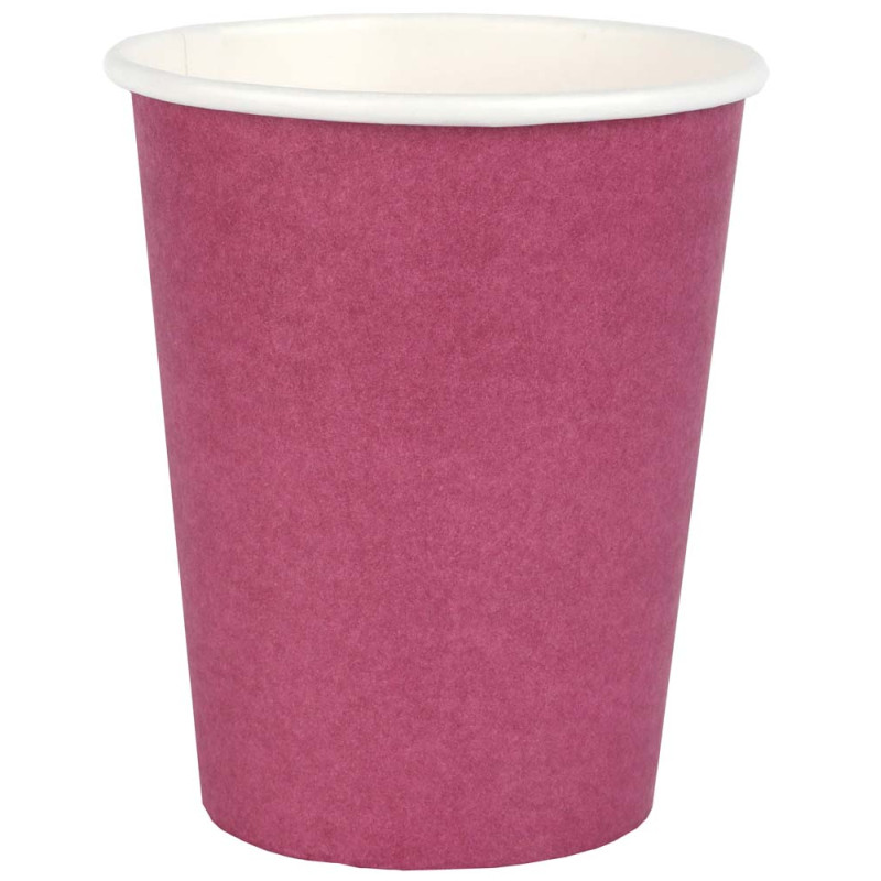 Gobelets rose bonbon