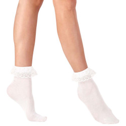 Socquettes blanches dentelle