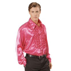 Chemise disco rose M/L