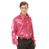Chemise disco rose M/L