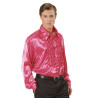Chemise disco rose XL