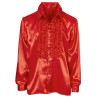Chemise à jabot rouge M/L