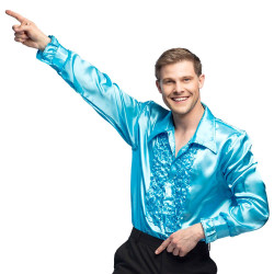 Chemise turquoise L