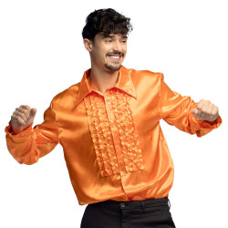 Chemise orange XL